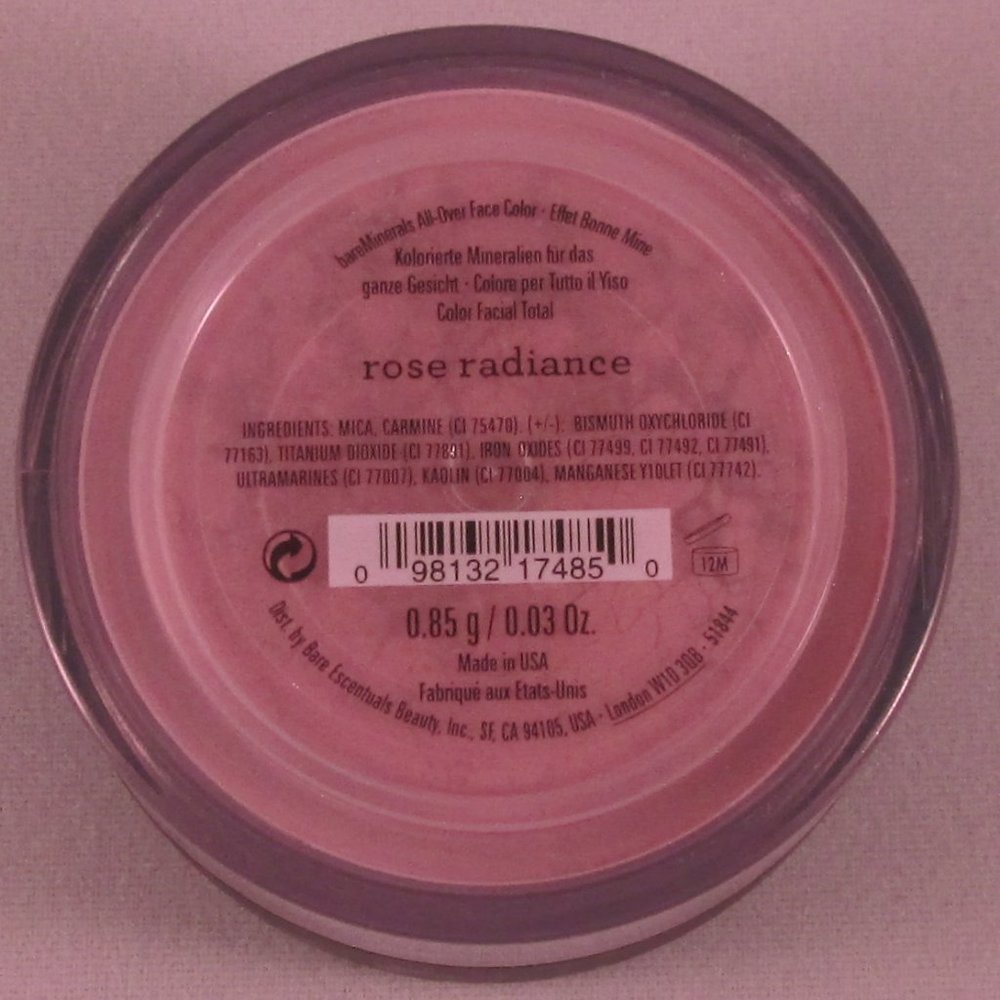 #NWT bareMinerals Rose Radiance All Over Face Color Loose Powder 0.85g/0.03 oz